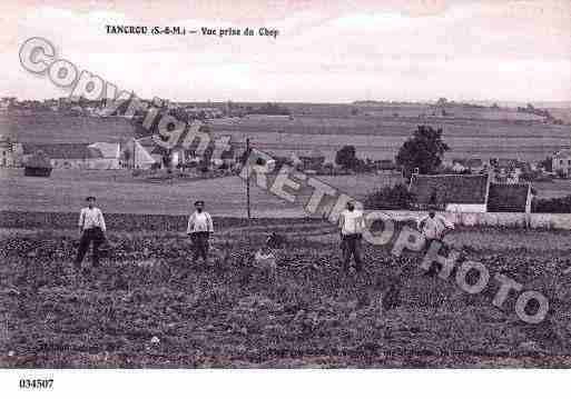 Ville de TANCROU, carte postale ancienne