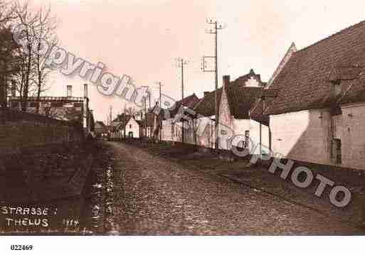 Ville de THELUS, carte postale ancienne