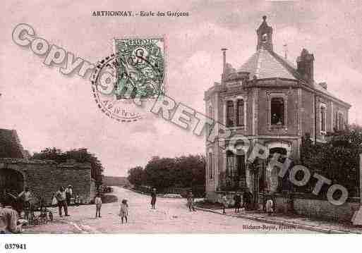 Ville de ARTHONNAY, carte postale ancienne