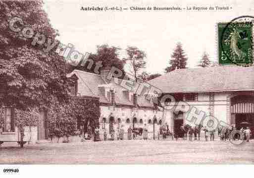 Ville de AUTRECHE, carte postale ancienne