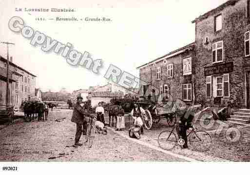 Ville de BARONVILLE, carte postale ancienne