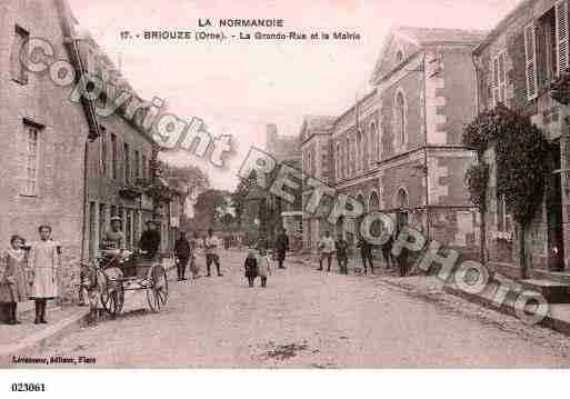 Ville de BRIOUZE, carte postale ancienne