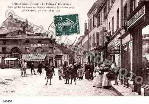 Ville de DREUX, carte postale ancienne