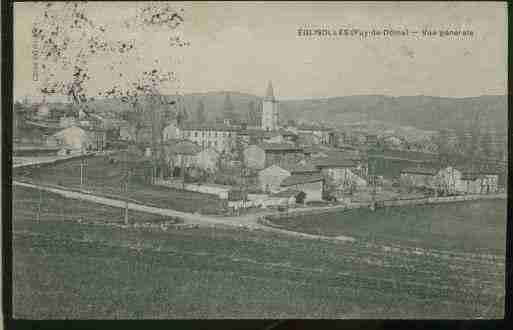 Ville de EGLISOLLES, carte postale ancienne