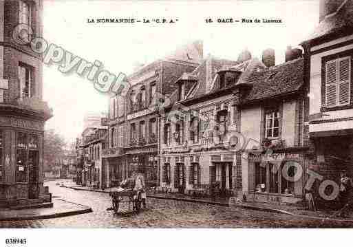 Ville de GACE, carte postale ancienne