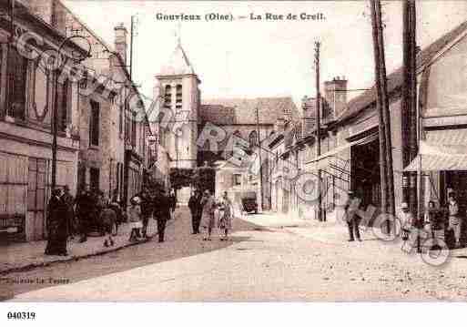 Ville de GOUVIEUX, carte postale ancienne