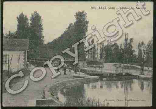 Ville de LERE, carte postale ancienne