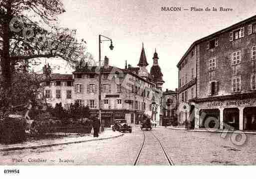 Ville de MACON, carte postale ancienne