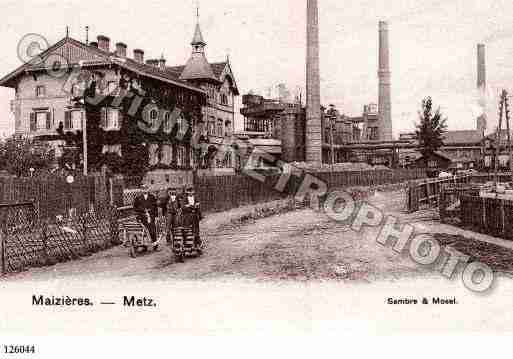 Ville de MAIZIERESLESMETZ, carte postale ancienne