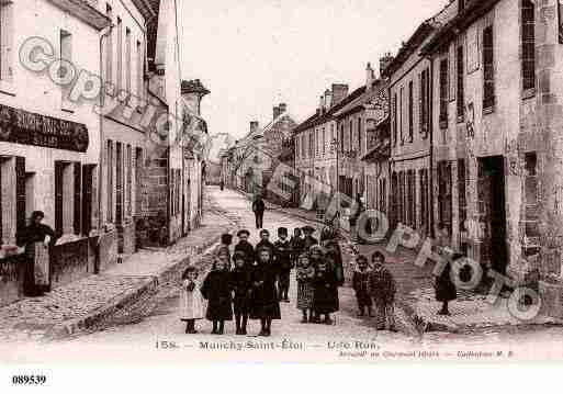 Ville de MONCHYSTELOI, carte postale ancienne