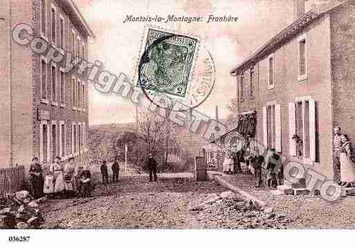 Ville de MONTOISLAMONTAGNE, carte postale ancienne