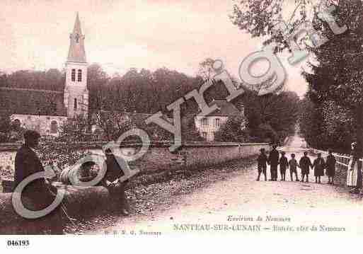 Ville de NANTEAUSURLUNAIN, carte postale ancienne