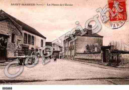 Ville de SAINTMASMES, carte postale ancienne