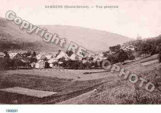 Ville de SAMOENS, carte postale ancienne