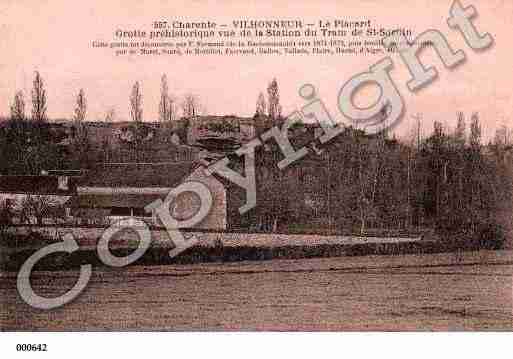 Ville de VILHONNEUR, carte postale ancienne