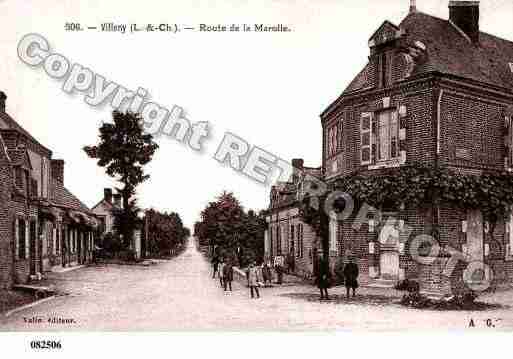 Ville de VILLENY, carte postale ancienne