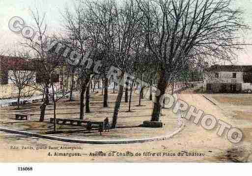 Ville de AIMARGUES, carte postale ancienne