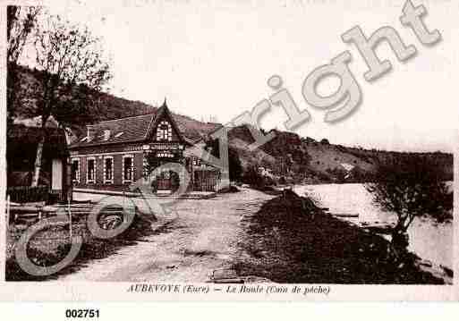 Ville de AUBEVOYE, carte postale ancienne