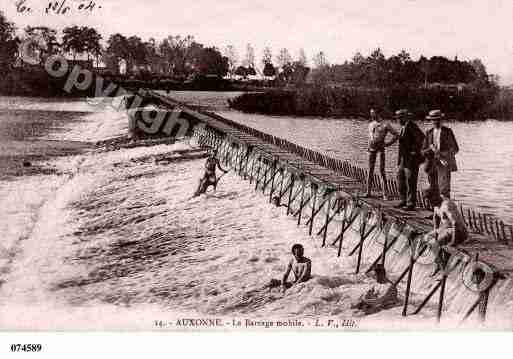 Ville de AUXONNE, carte postale ancienne