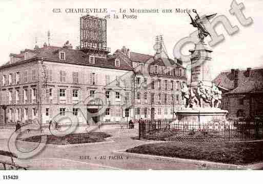 Ville de CHARLEVILLEMEZIERES, carte postale ancienne