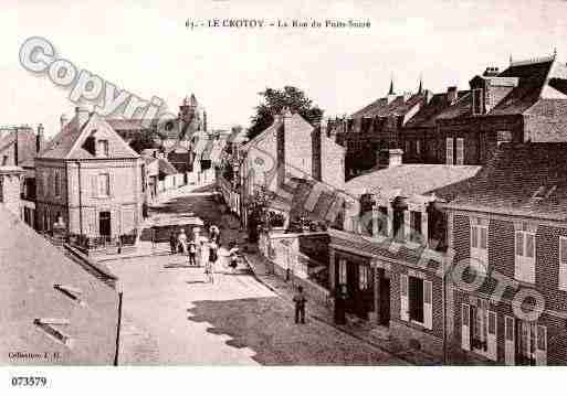 Ville de CROTOY(LE), carte postale ancienne