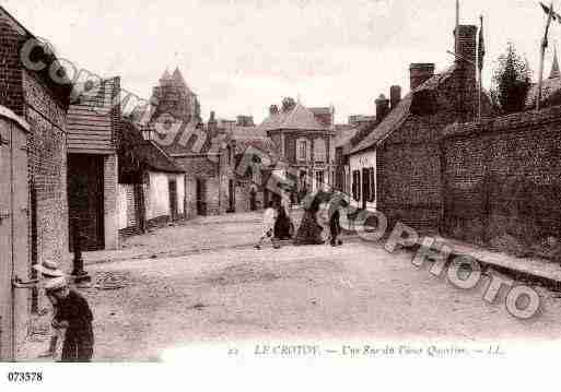 Ville de CROTOY(LE), carte postale ancienne