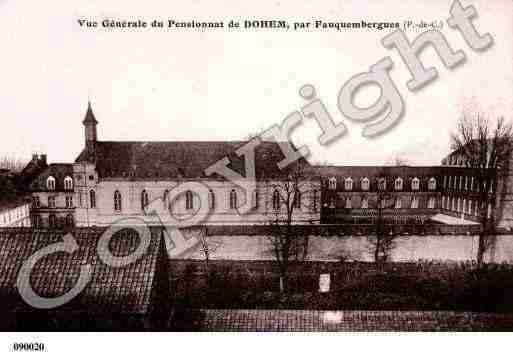 Ville de DOHEM, carte postale ancienne
