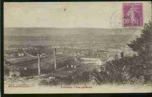 Ville de FRONCLES, carte postale ancienne