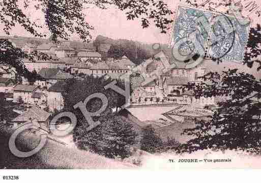 Ville de JOUGNE, carte postale ancienne