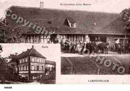 Ville de LAMPERTSLOCH, carte postale ancienne