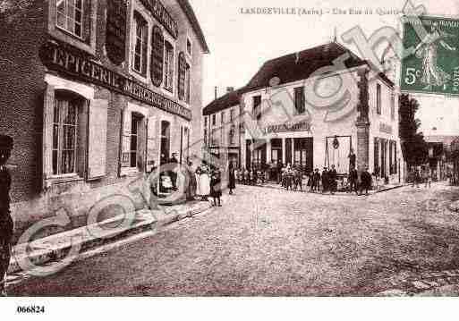 Ville de LANDREVILLE, carte postale ancienne