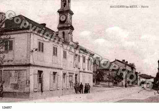 Ville de MAIZIERESLESMETZ, carte postale ancienne
