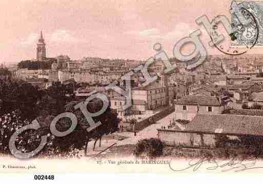 Ville de MARINGUES, carte postale ancienne