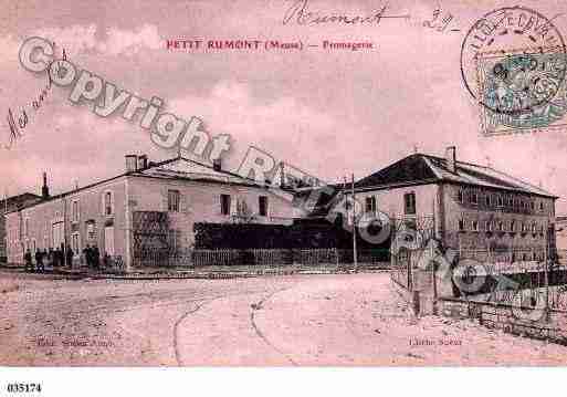 Ville de RUMONT, carte postale ancienne