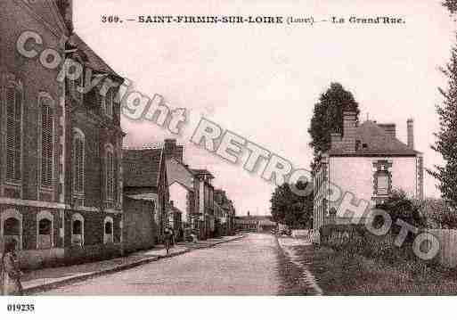 Ville de SAINTFIRMINSURLOIRE, carte postale ancienne