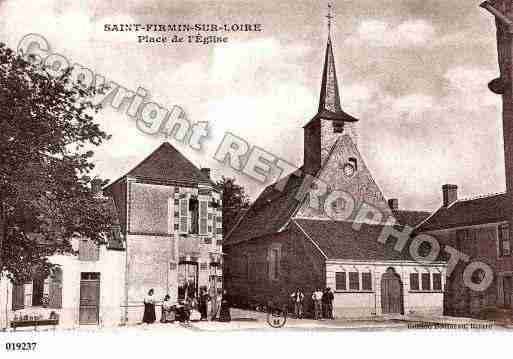 Ville de SAINTFIRMINSURLOIRE, carte postale ancienne