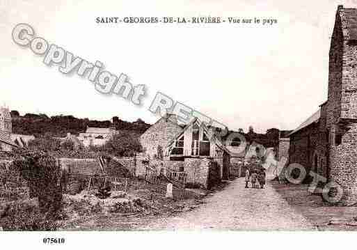 Ville de SAINTGEORGESDELARIVIERE, carte postale ancienne