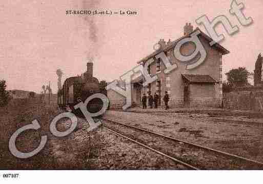 Ville de SAINTRACHO, carte postale ancienne