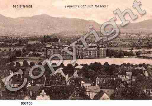 Ville de SELESTAT, carte postale ancienne
