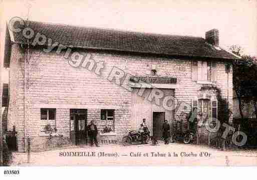 Ville de SOMMEILLES, carte postale ancienne