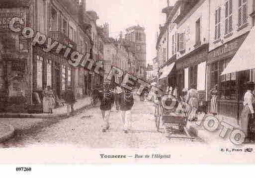 Ville de TONNERRE, carte postale ancienne