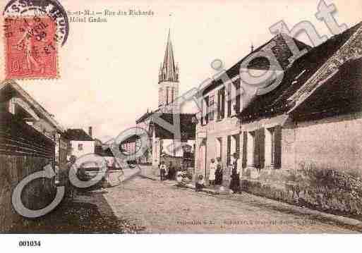 Ville de BALLOY, carte postale ancienne