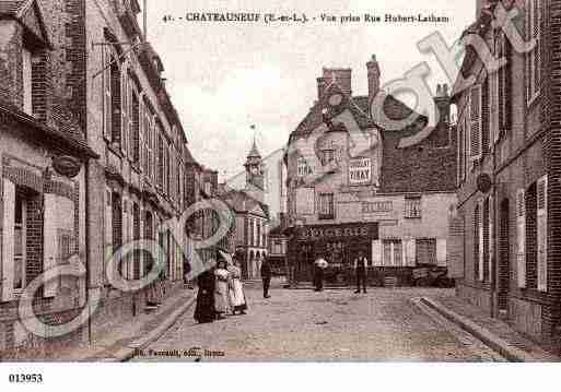 Ville de CHATEAUNEUFENTHYMERAIS, carte postale ancienne