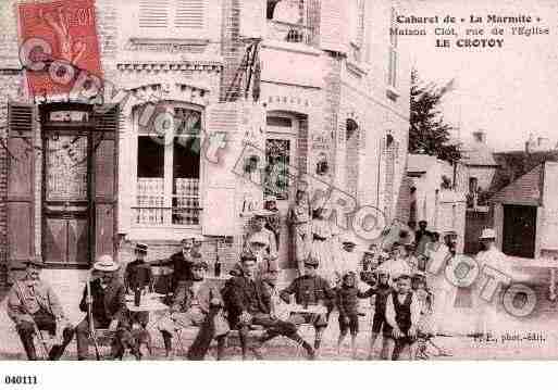 Ville de CROTOY(LE), carte postale ancienne