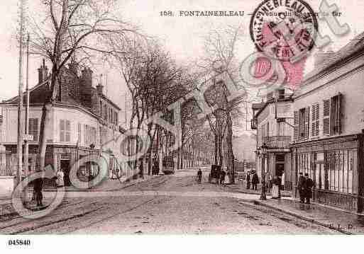 Ville de FONTAINEBLEAU, carte postale ancienne