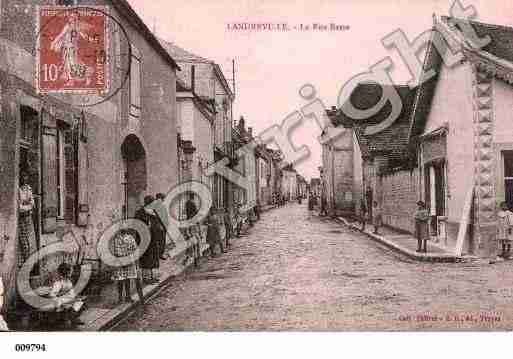 Ville de LANDREVILLE, carte postale ancienne