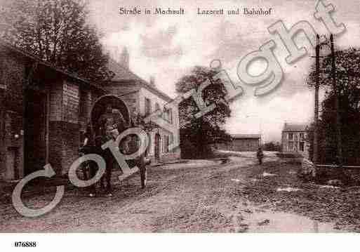 Ville de MACHAULT, carte postale ancienne