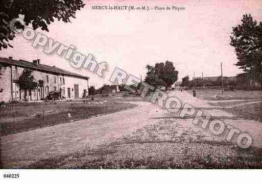 Ville de MERCYLEHAUT, carte postale ancienne