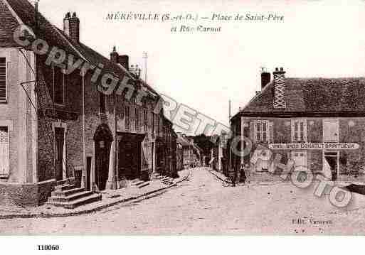 Ville de MEREVILLE, carte postale ancienne