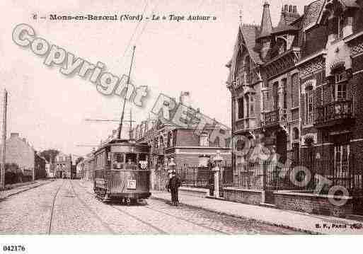 Ville de MONSENBAROEUL, carte postale ancienne